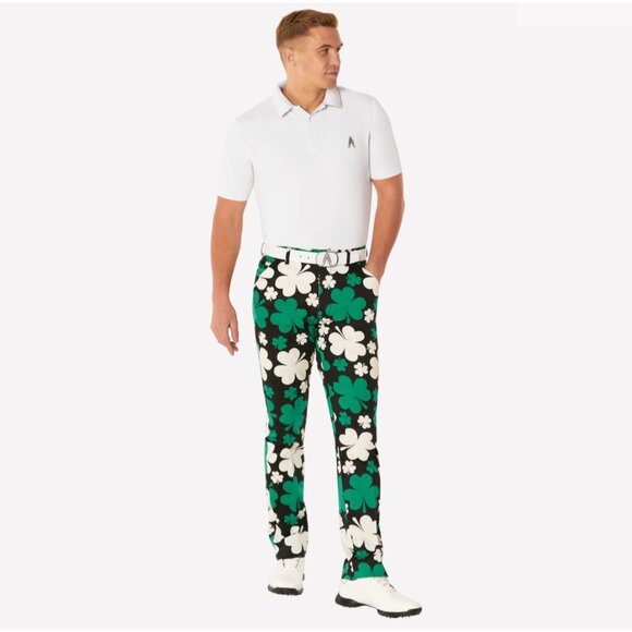 Royal & Awesome Paddy Par! Golf Pants Men's Size 42 X 34 Shamrock St. Patty NEW - Picture 3 of 14